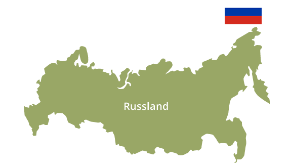 Landkarte Russland
